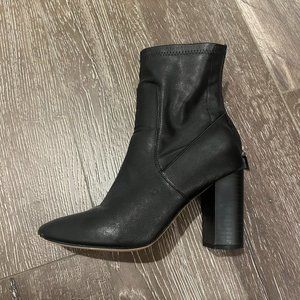 Express leather heeled boots